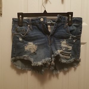Size 2 jean shorts womens